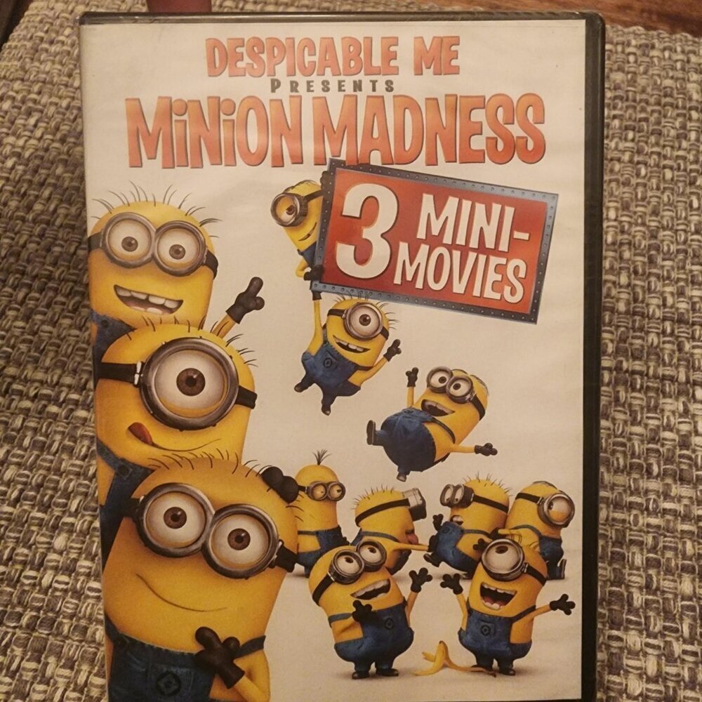 Despicable Me Minion Madness DVD 3 Mini-Movies New Sealed Animated Family Comedy